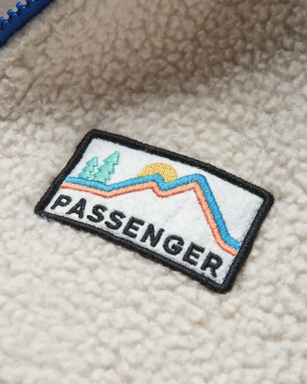 Cheap Passenger Maine 2.0 1/2 Zip Recycled Sherpa Fleece Oatmeal