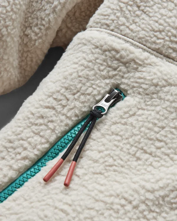 Cheap Passenger Maine 2.0 1/2 Zip Recycled Sherpa Fleece Oatmeal