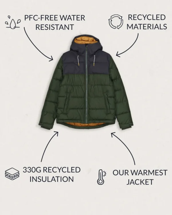 Hot Floris van Bommel Manitoba Recycled Jacket Fir Tree
