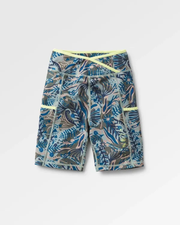 Clearance Passenger Mantra Recycled Active Short Abstract Seaweed Pistachio
