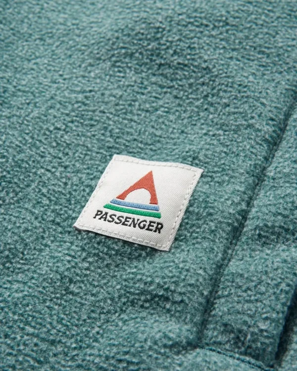 Store Passenger Maple Recycled Polar Fleece Shirt Mediterranean Marl