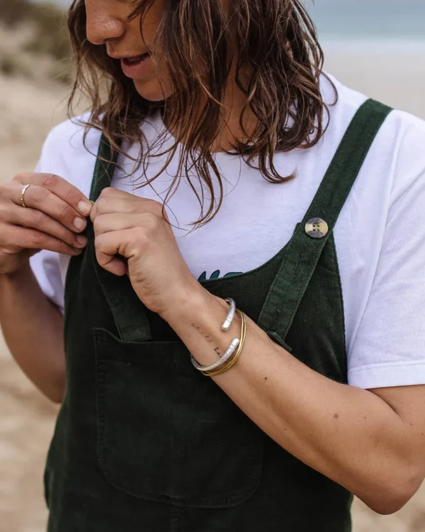 Fashion Passenger Meadows Cord Dungarees Fir Tree