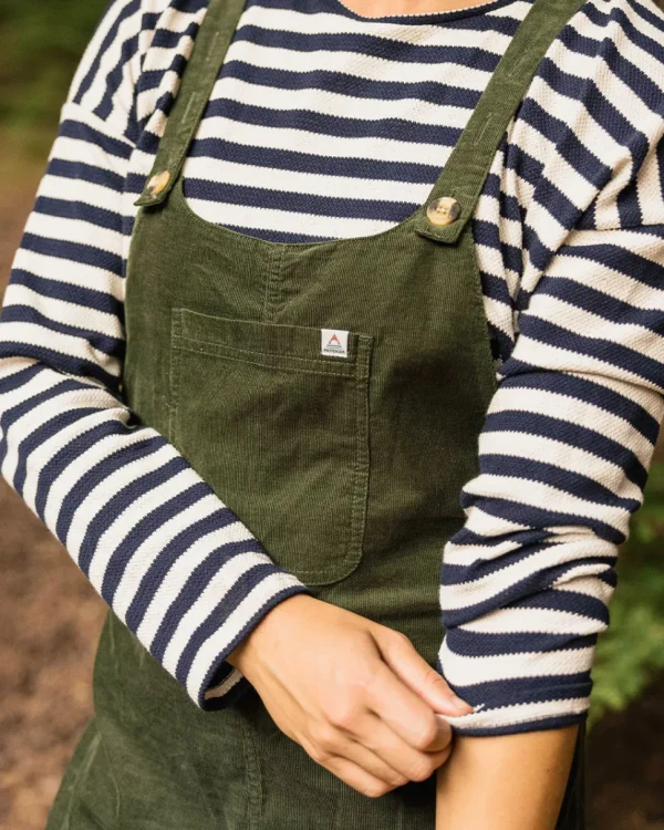 Shop Passenger Meadows Organic Cotton Cord Dungarees Fir Tree