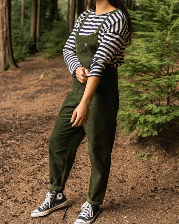 Shop Passenger Meadows Organic Cotton Cord Dungarees Fir Tree