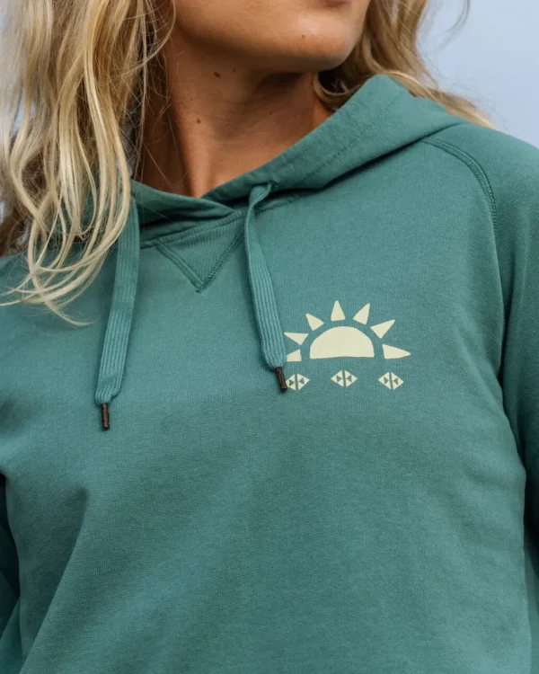 Clearance Passenger Mindful Recycled Cotton Hoodie Deep Sea
