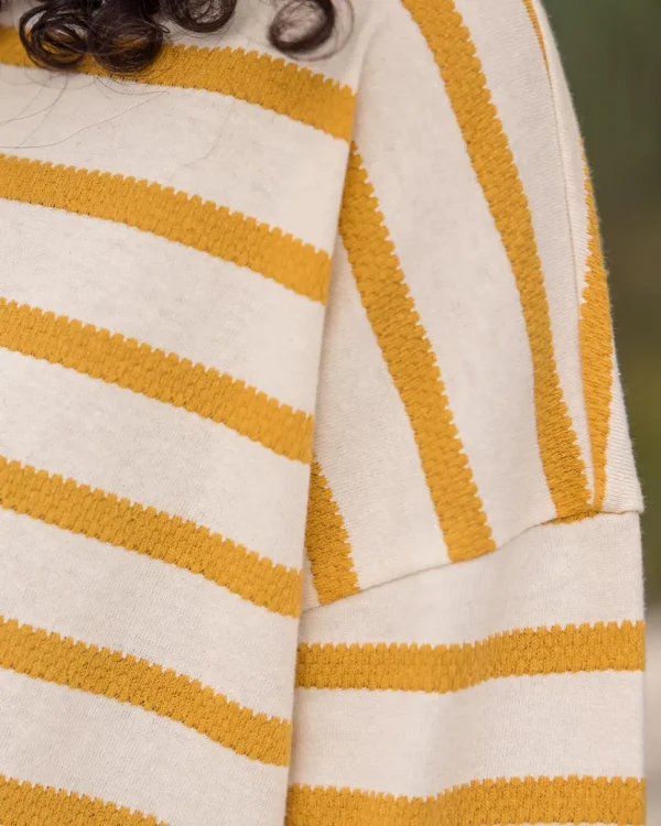 Sale Passenger Misty Stripe LS T-Shirt Honey