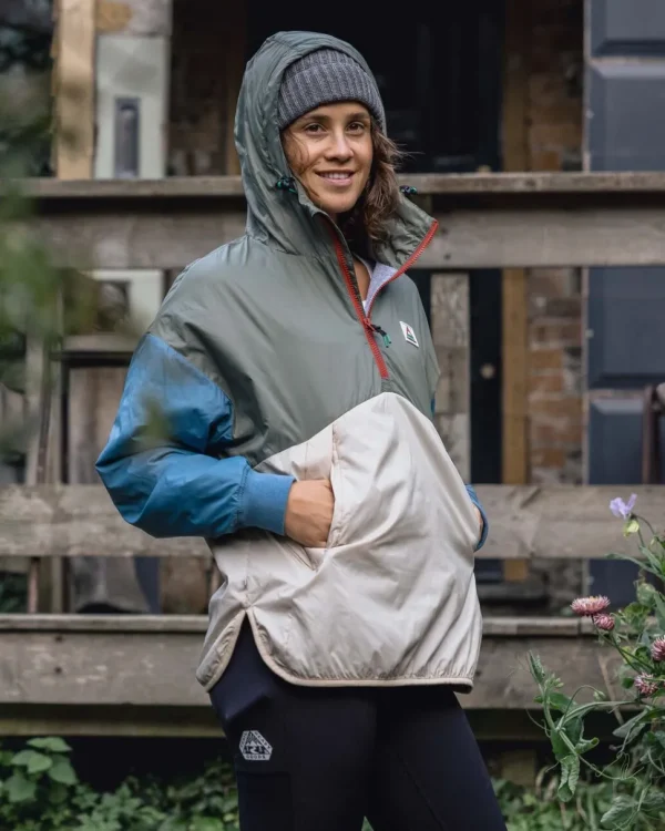 Discount Passenger Moonlight Recycled Insulated Smock Dusty Olive