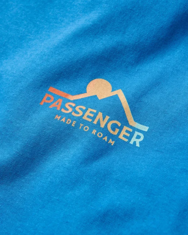 New Passenger MTR Recycled Cotton T-Shirt Soft Cobalt