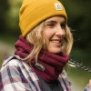 Outlet Passenger Mulled Recycled Sherpa Fleece Snood Wine