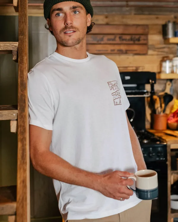 Shop Passenger Nature Recycled Cotton T-Shirt White