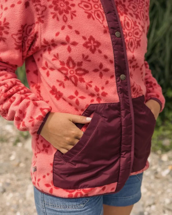 Best Sale Passenger Navegado Recycled Polar Fleece Large Tile Rose