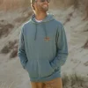 Fashion Passenger Oar Recycled Cotton Hoodie Provincial Blue