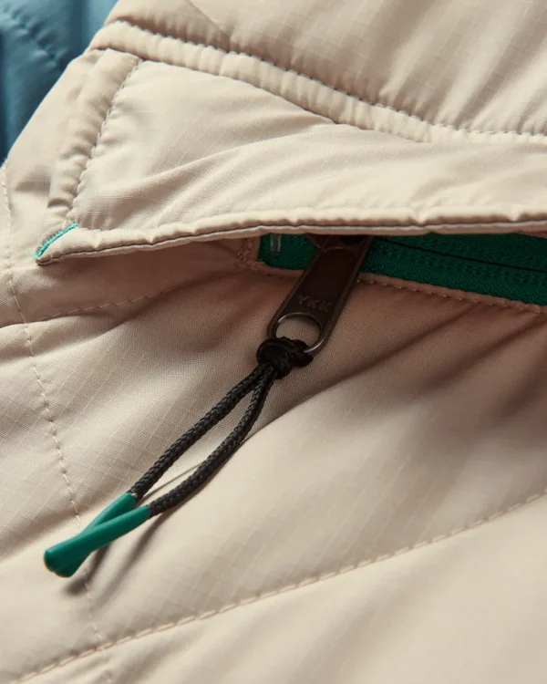 Sale Passenger Ocean Recycled Insulated 1/2 Zip Jacket Feather