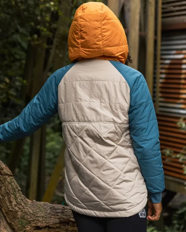 Sale Passenger Ocean Recycled Insulated 1/2 Zip Jacket Feather