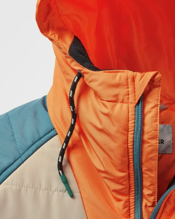 Sale Passenger Ocean Recycled Insulated 1/2 Zip Jacket Feather
