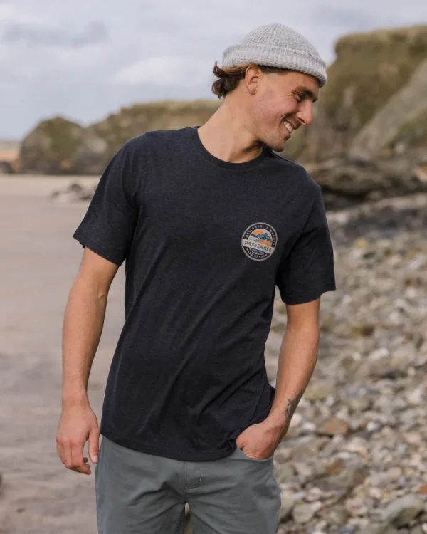 Best Passenger Odyssey Organic Cotton T-Shirt Ebony Marl