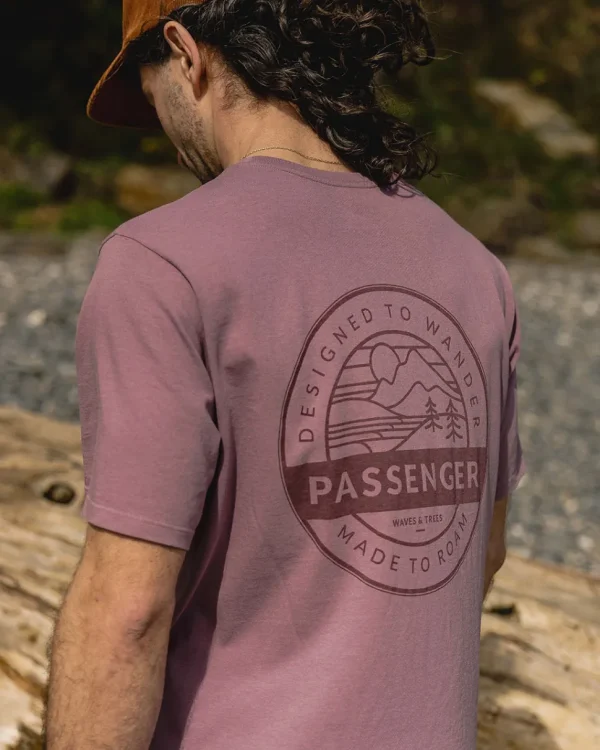 Outlet Floris van Bommel Odyssey Recycled Cotton T-Shirt Grape