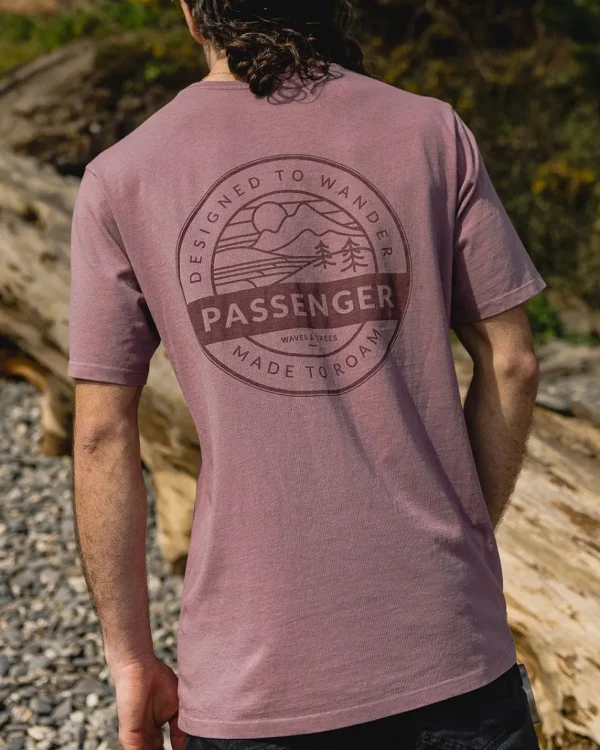 Outlet Floris van Bommel Odyssey Recycled Cotton T-Shirt Grape