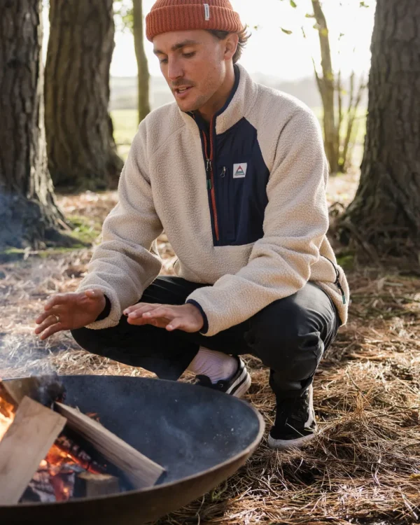 Best Passenger Offgrid 2.0 Recycled Sherpa Fleece Oatmeal/Navy