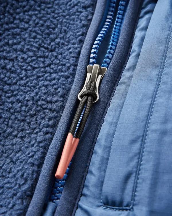 Shop Floris van Bommel Offgrid 2.0 Recycled Sherpa Fleece Rich Navy