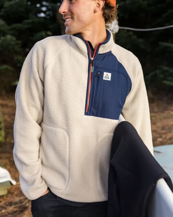 Best Passenger Offgrid 2.0 Recycled Sherpa Fleece Oatmeal/Navy