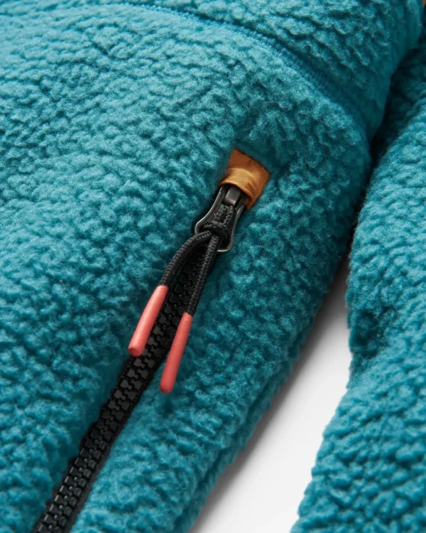New Floris van Bommel Offgrid 2.0 Recycled Sherpa Fleece Mediterranean