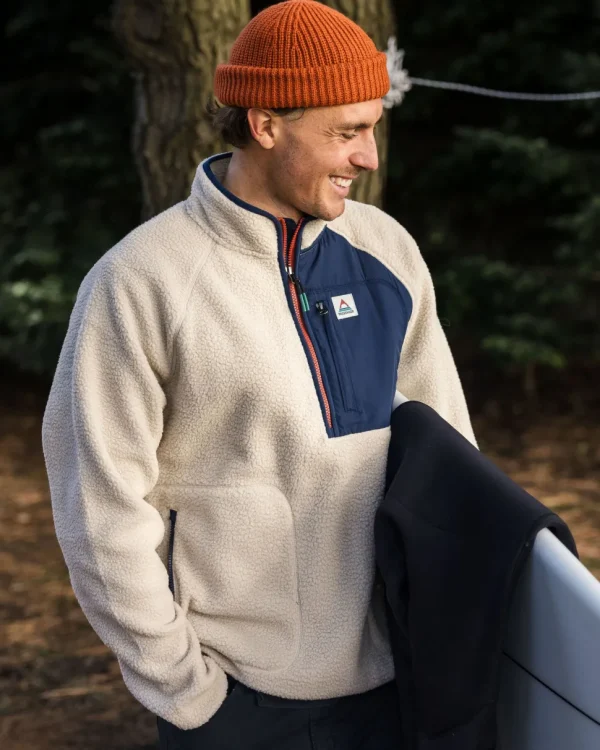 Best Passenger Offgrid 2.0 Recycled Sherpa Fleece Oatmeal/Navy