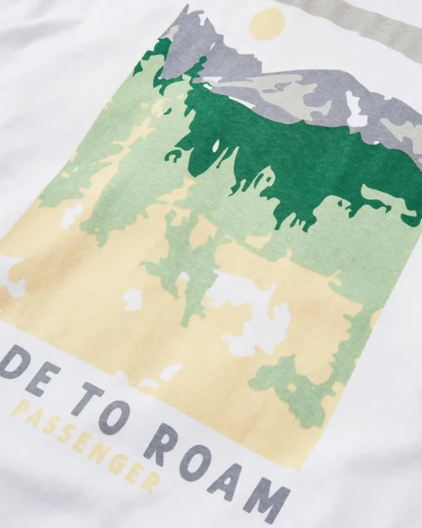 Cheap Passenger Open Road Recycled Cotton T-Shirt White