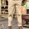 Fashion Floris van Bommel 365 Organic Cotton Pants Chinchilla Brown