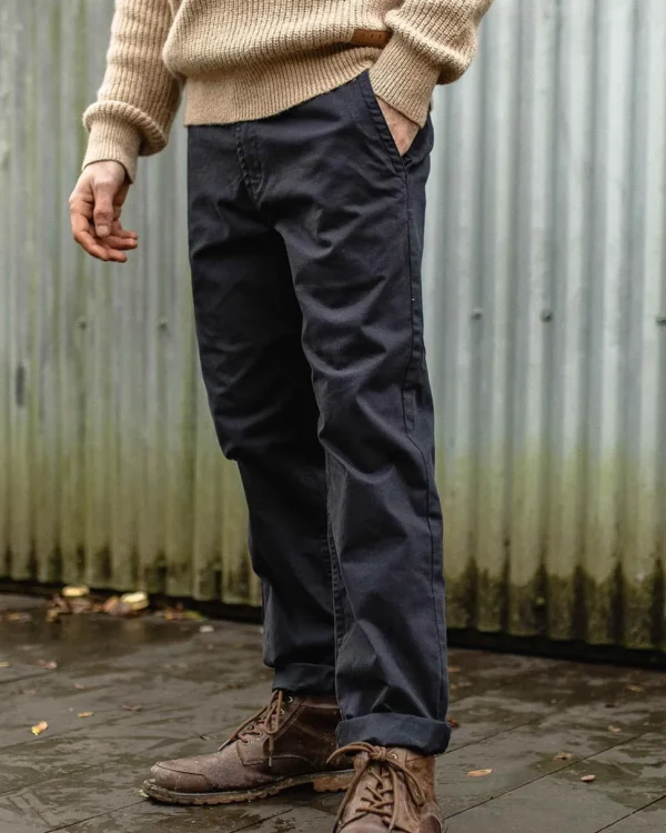 Fashion Floris van Bommel 365 Organic Cotton Pants Faded Black