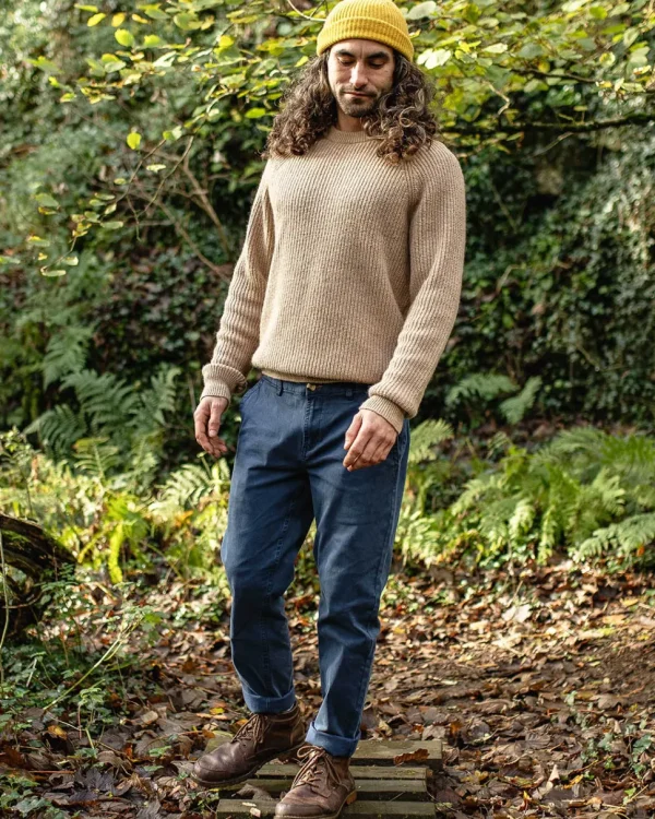 Clearance Floris van Bommel 365 Organic Cotton Pants Dark Denim