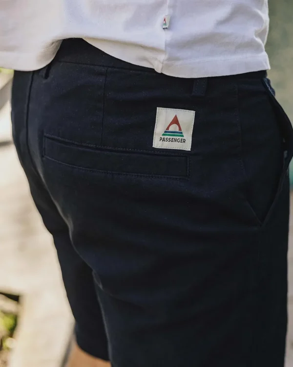 New Floris van Bommel 365 Organic Cotton Shorts Deep Navy