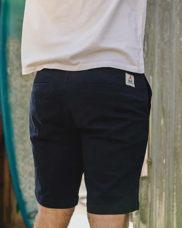 New Floris van Bommel 365 Organic Cotton Shorts Deep Navy