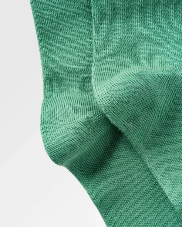 Best Sale Passenger Organic Crew Socks Deep Sea