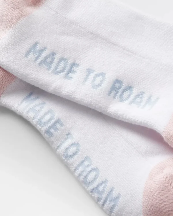 Sale Passenger Organic Mid-weight Crew Socks White