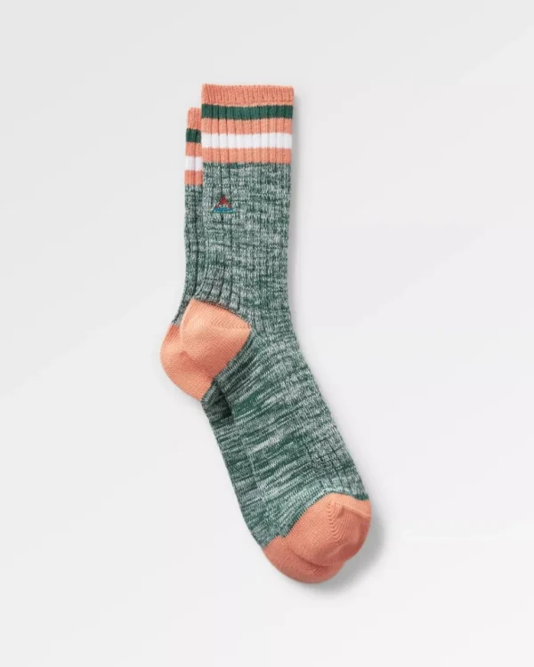 Cheap Passenger Organic Mid-weight Rib Socks Deep Ocean