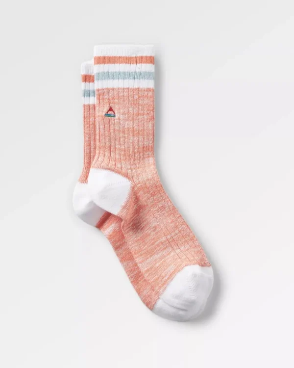 Best Sale Passenger Organic Mid-weight Rib Socks Apricot