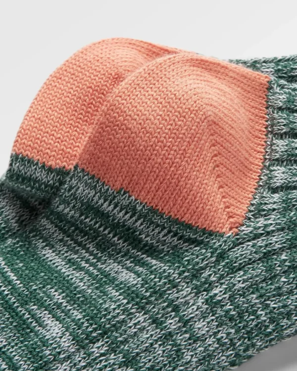 Cheap Passenger Organic Mid-weight Rib Socks Deep Ocean