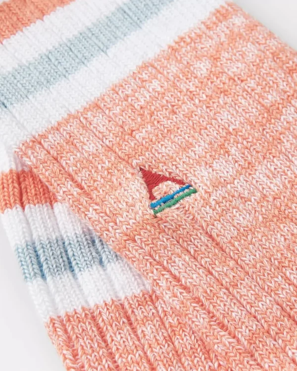 Best Sale Passenger Organic Mid-weight Rib Socks Apricot