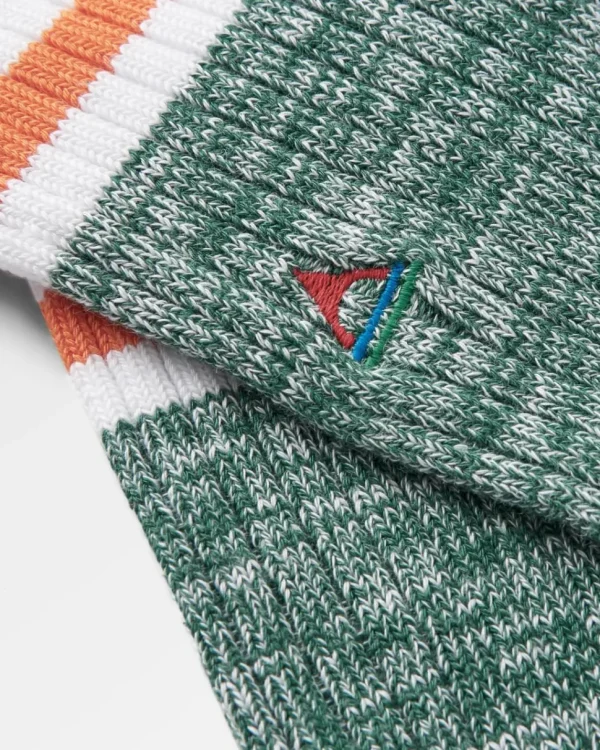 Best Sale Passenger Organic Midweight Rib Socks Deep Ocean