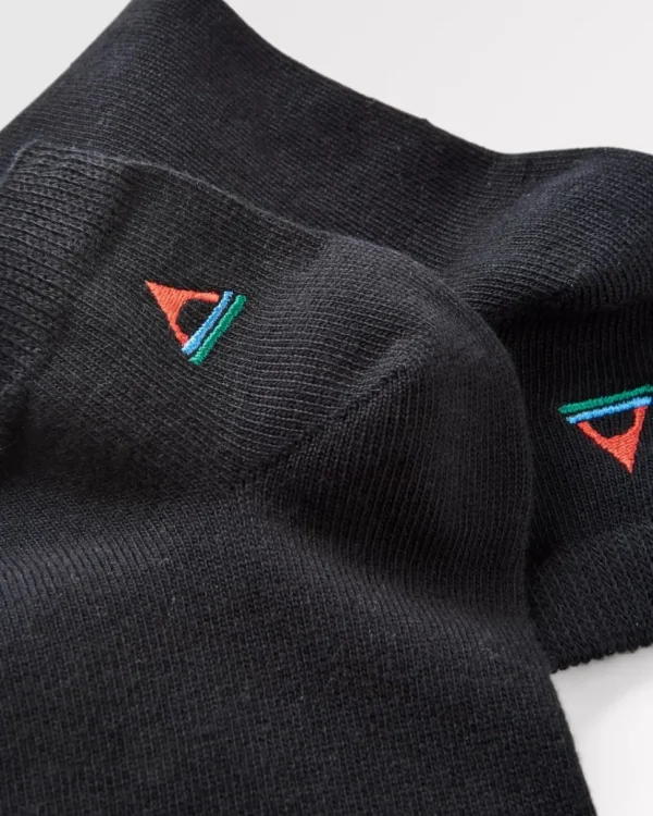 Online Passenger Organic Trainer Socks Black