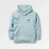 Online Passenger Outlook Recycled Cotton Hoodie Blue Fog