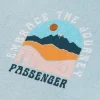 Online Passenger Outlook Recycled Cotton Hoodie Blue Fog