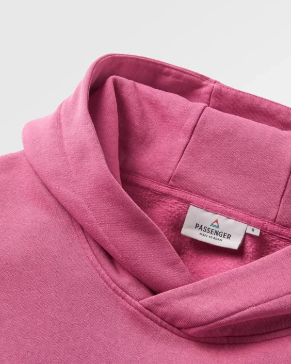 Cheap Passenger Outlook Recycled Cotton Hoodie Mauve Haze