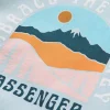 Online Passenger Outlook Recycled Cotton Hoodie Blue Fog