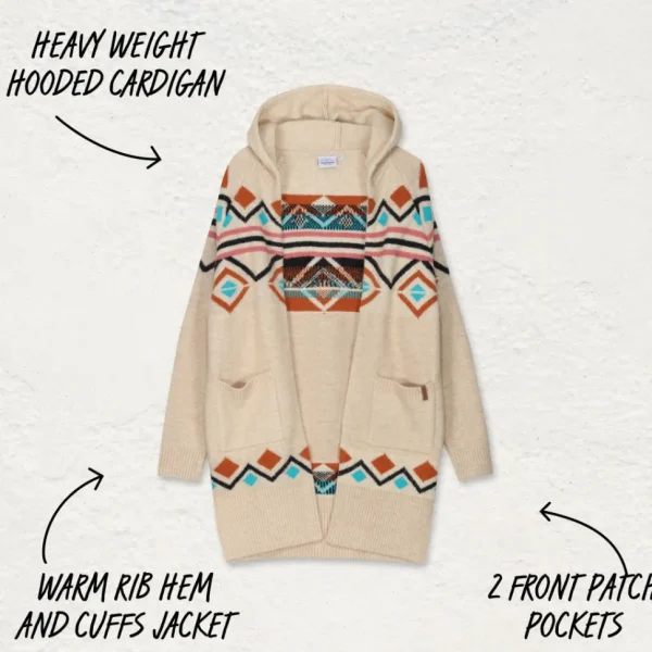 Store Passenger Palumbo Hooded Cardigan Off White