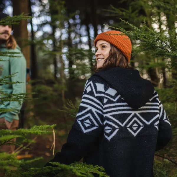 Shop Passenger Palumbo Hooded Cardigan Turbulence Grey