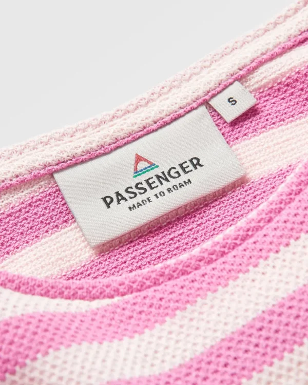Best Sale Passenger Panorama Striped LS T-Shirt Mauve Haze Stripe