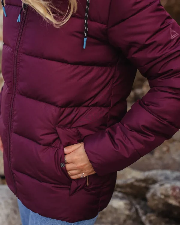 Sale Passenger Parks Recycled Insulated Jacket Windsor Wine