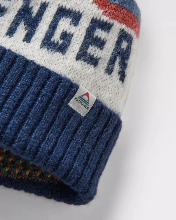Cheap Floris van Bommel Passenger Recycled Bobble Hat Vintage White